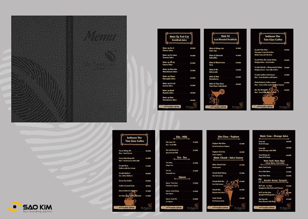 THE TAM GIAO COFFEE - Đặt tên và thiết kế logo nhận diện thương hiệu cho quán cà phê The Tâm Giao Coffee